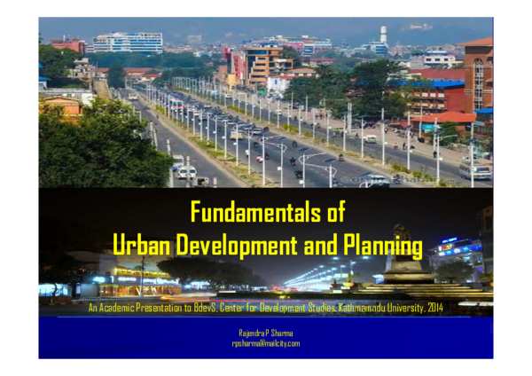 What Is Urban Planning Pdf